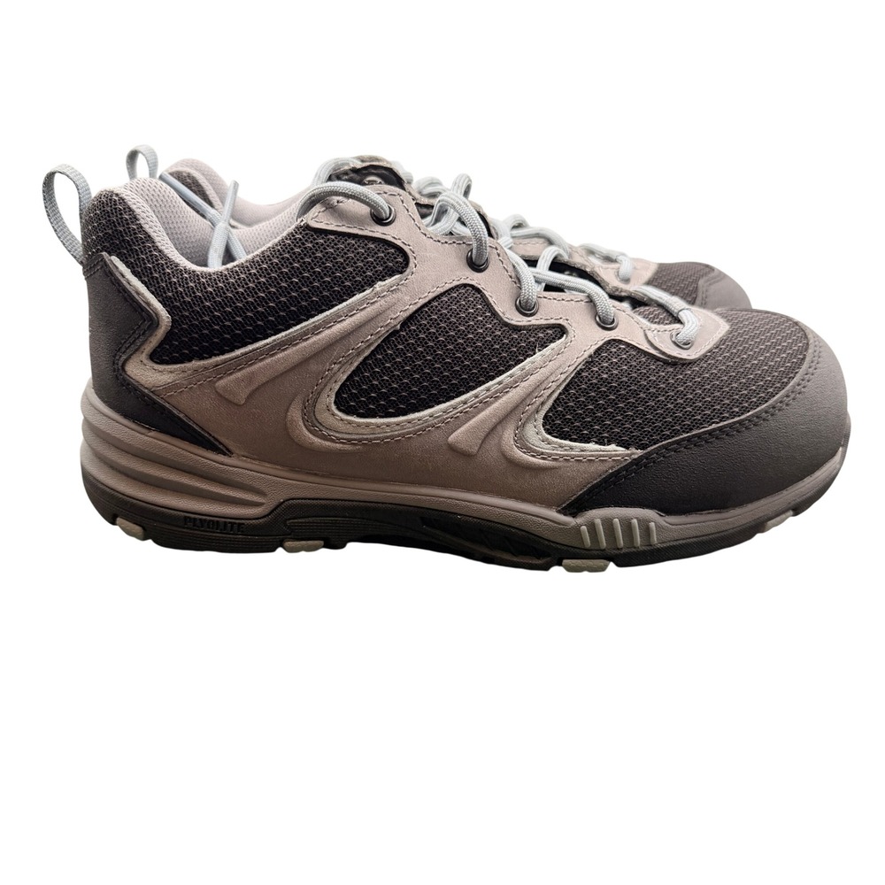 Danner Women Work Shoe Springfield Low 9 Gray Blue Leather Non Metallic Toe Gorp